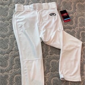 Rawlings White Youth Baseball Pants